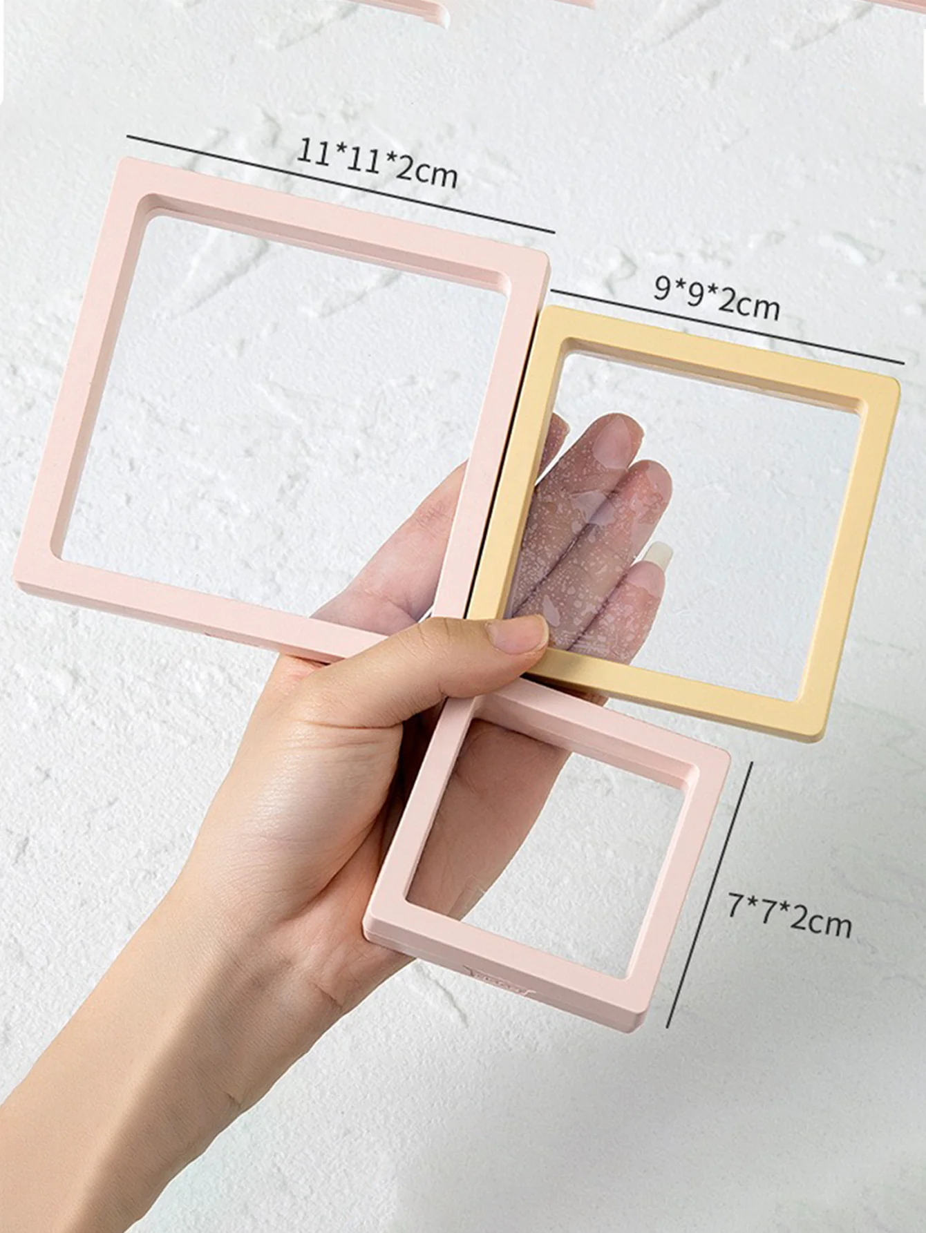 Jewelry  Box Wholesale PE Film Box Bracelet Earrings Ring Anti-Oxidation Jewelry Box Transparent Display Storage