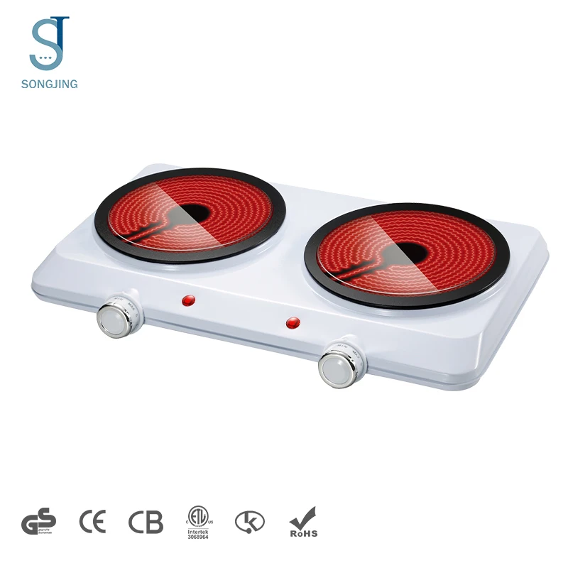 Hot sale adjustable temperature 1000W single electric stove burner ceramic cooker