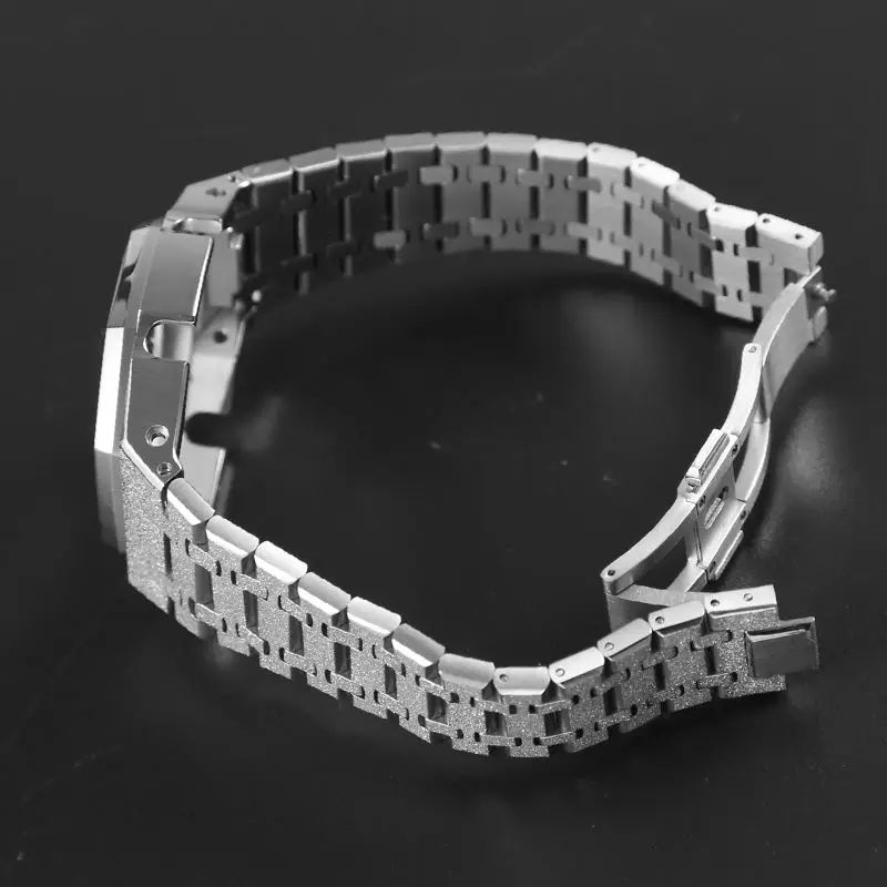 G Shock GA2100 Modified Bezel Replacement Band Sand Blast Stainless Steel Mod Parts Metal Watch Case for Gshock AP GA2100