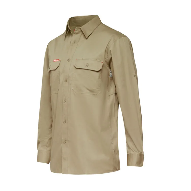 NFPA 2112 Flame Resistant Welding Shirt Men Fire Retardant Work Shirt FR