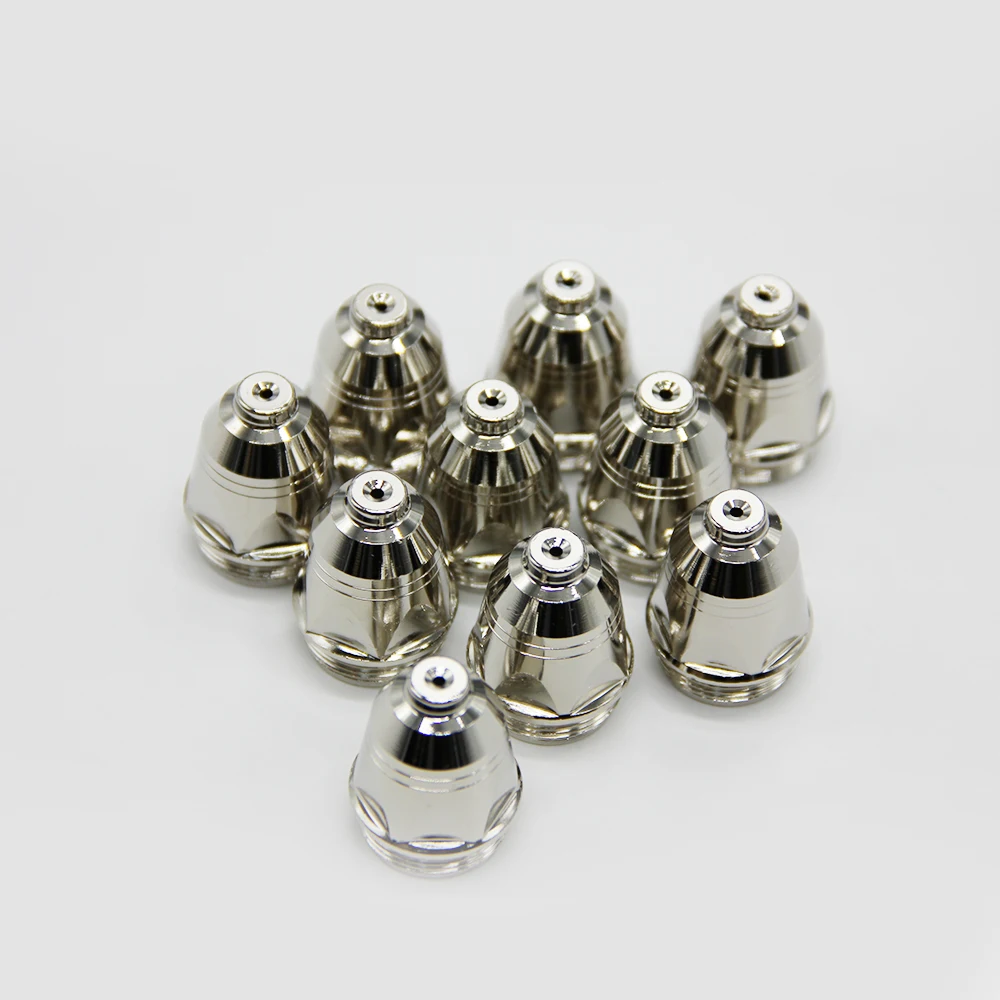 P80 nozzle and electrode cutting Torch machine welding Gold plated P80 electrode nozzle