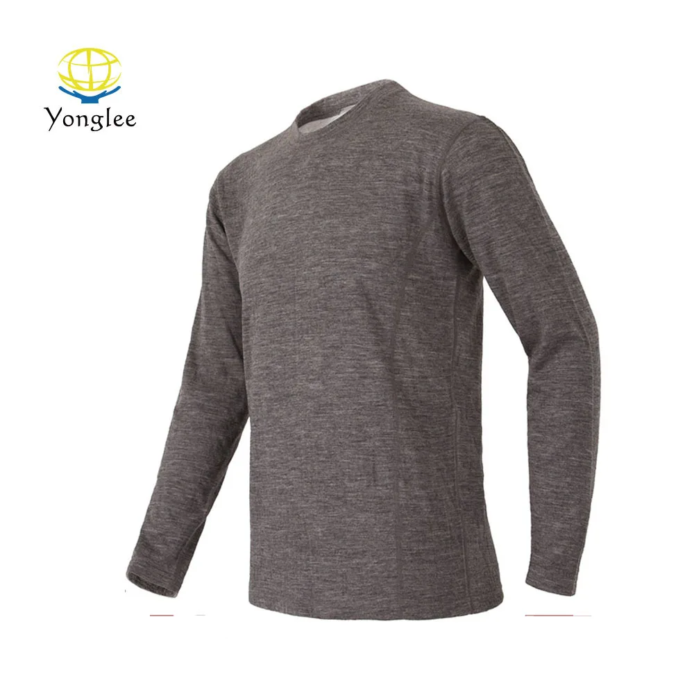 Professional Supplier Soft Hand Thermal Mens Merino Wool Base Layer