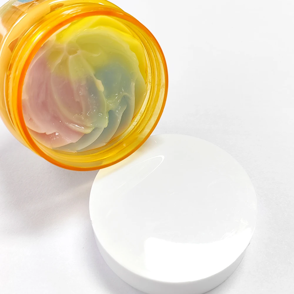 Pure shea butter body soap factory price organic rainbow body lotion can be customized