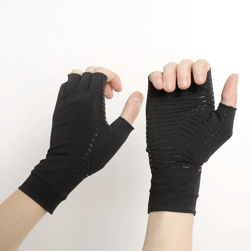 Sports Protection copper compression Arthritis  Wrist Support Brace Sleeve gloves