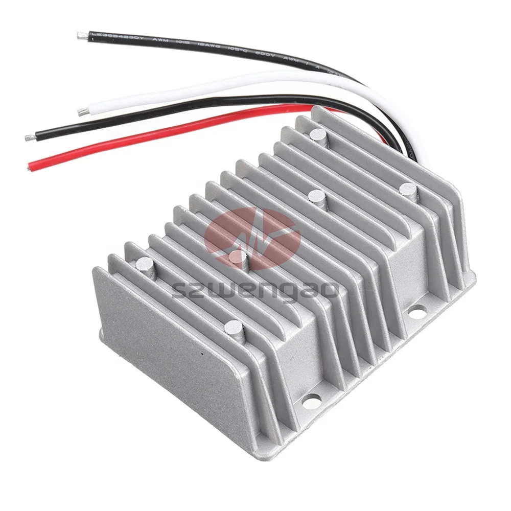 Waterproof IP67 Buck Converter DC-DC 12V/24V to 5V 40A 50A 200W 250W  Step Down Adjustable Power Module