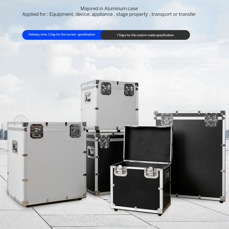 Protective Tool  blue black aluminium flight case parts instrument cases tool box flight cases