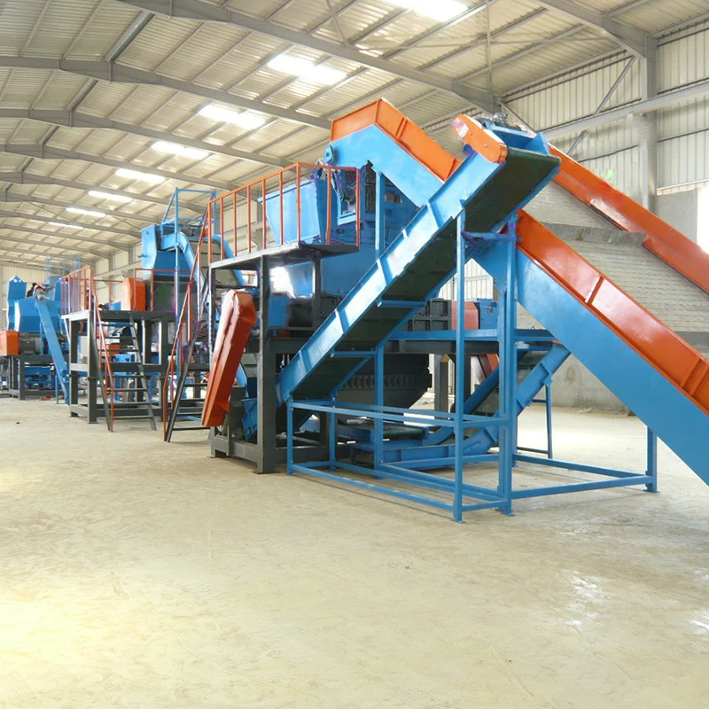 YIHAN Factory Price Double Shaft Plastic Shredder Scrap Metal Steel Shredder Machine For Recycling Waste Metal Iron Sheet