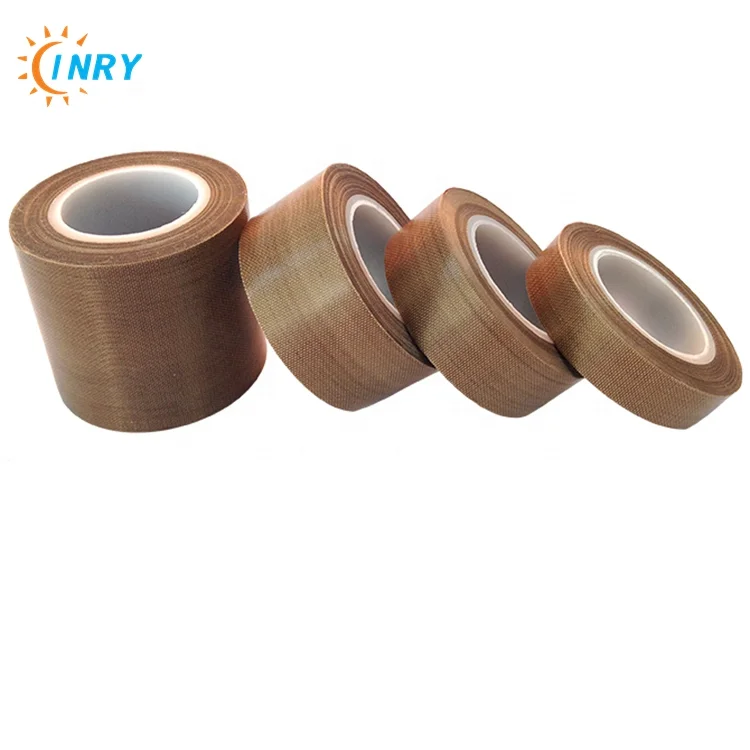Heat Resistant PTFE Coated Fiberglass Fabric High Temperature Tape