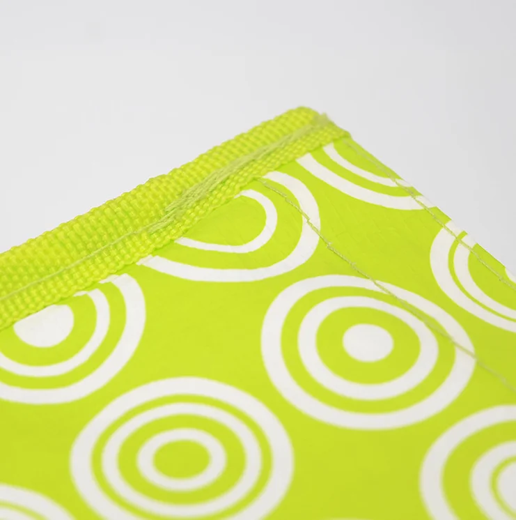 PP Woven Folding Grocery Trolley Shopping Bag With Wheels