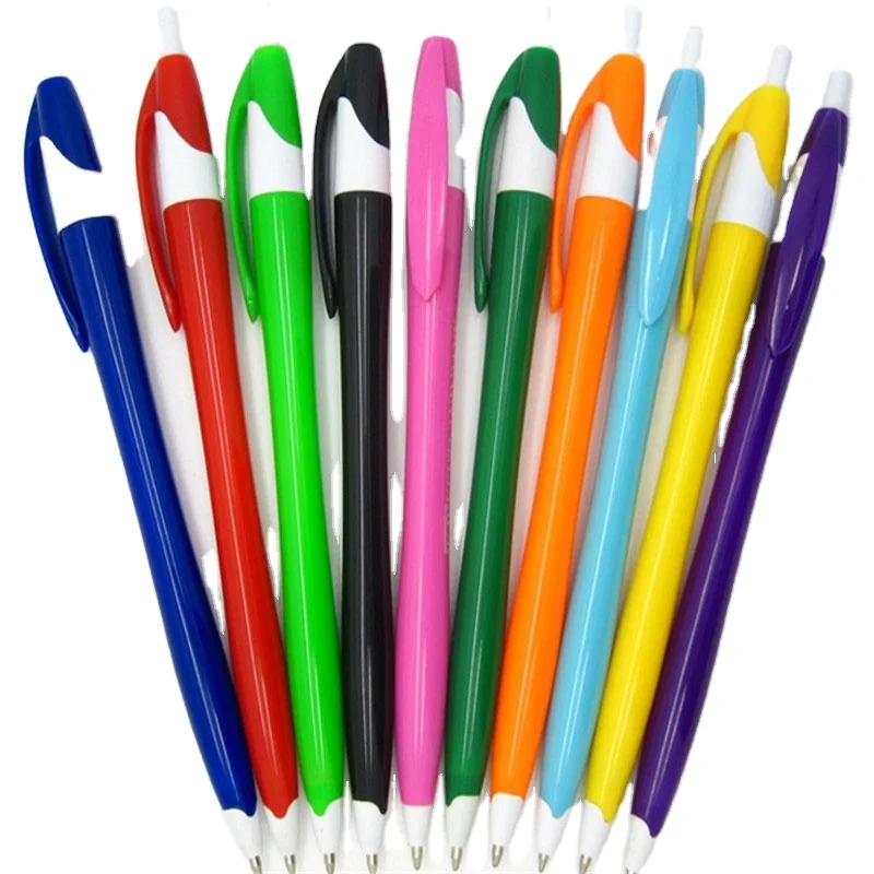 Печатная пластиковая дешевая шариковая ручка Unionpromo с логотипом на заказ