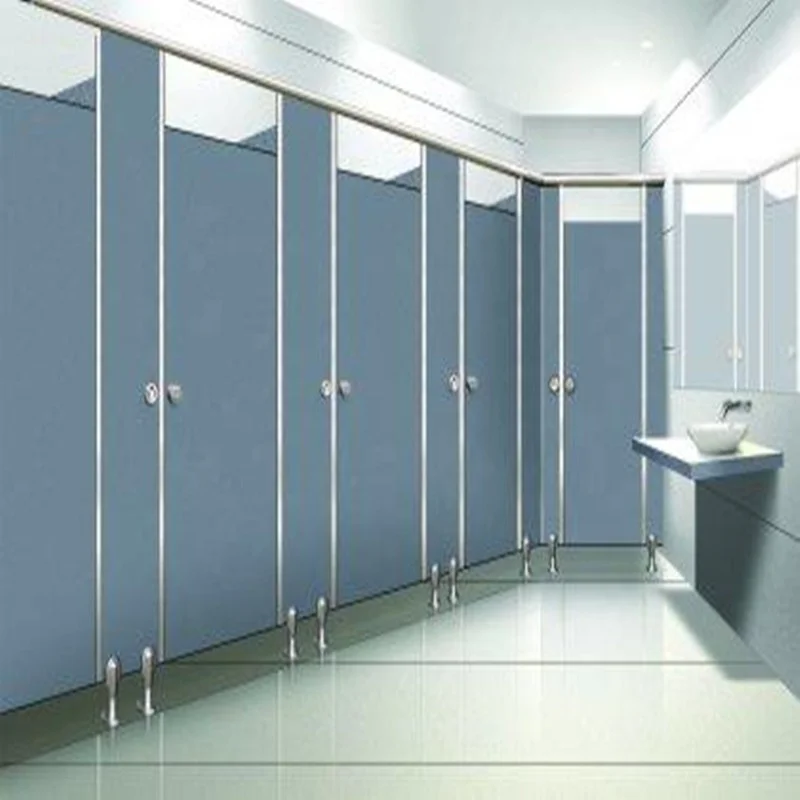 Brikley design waterproof customized solid hpl compact laminate board high-quality public toilet partition