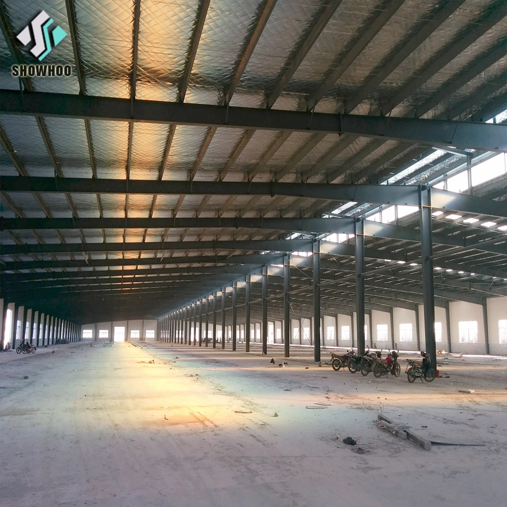 Prefabricated Warehouse Building Steel Structures Workshops Aircraft Hangar Garage for Efficient and Eco-Friendly Agriculture