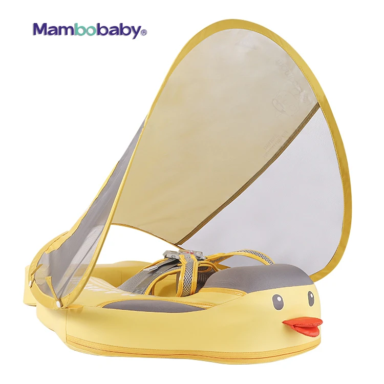2020 Hot Sale Yellow Duck Non Inflatable Swim Ring Kids Floating Toys for Swimming Pool USA Europe Baby Float