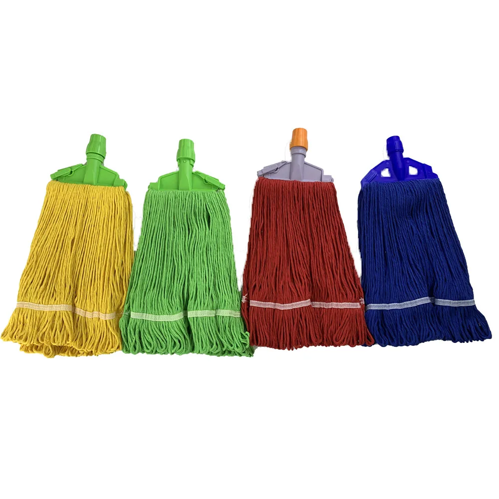Commercial industrial mop for hotel restaurant household cleaning wet mop floor cotton mop with aluminum stick handle