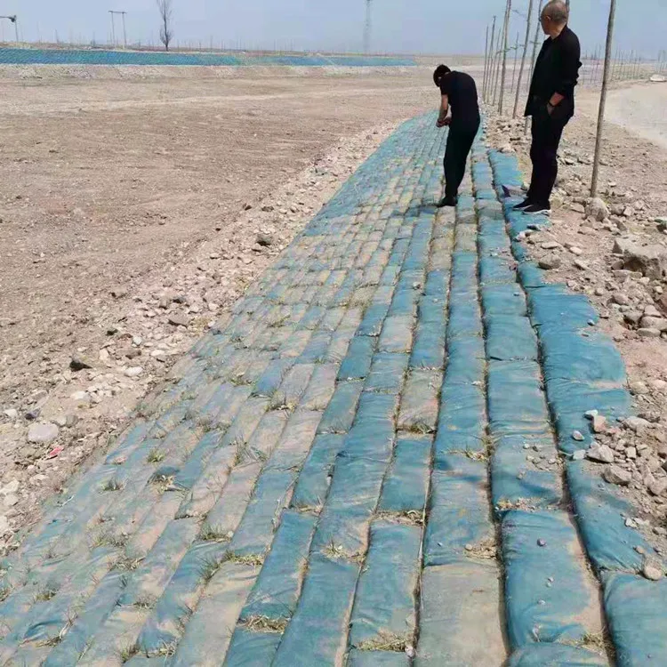 geobag non woven geotextile bag  green/white/black/grey sand bag geo bag geotextile