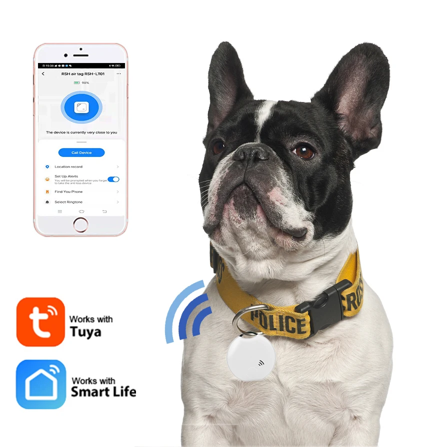 Tuya Child Bag Wallet Mobile Phone Positioning Multiple Pet Key Finder Smart Pets GPS Anti-Lost Alarm Tag Wireless Tracker