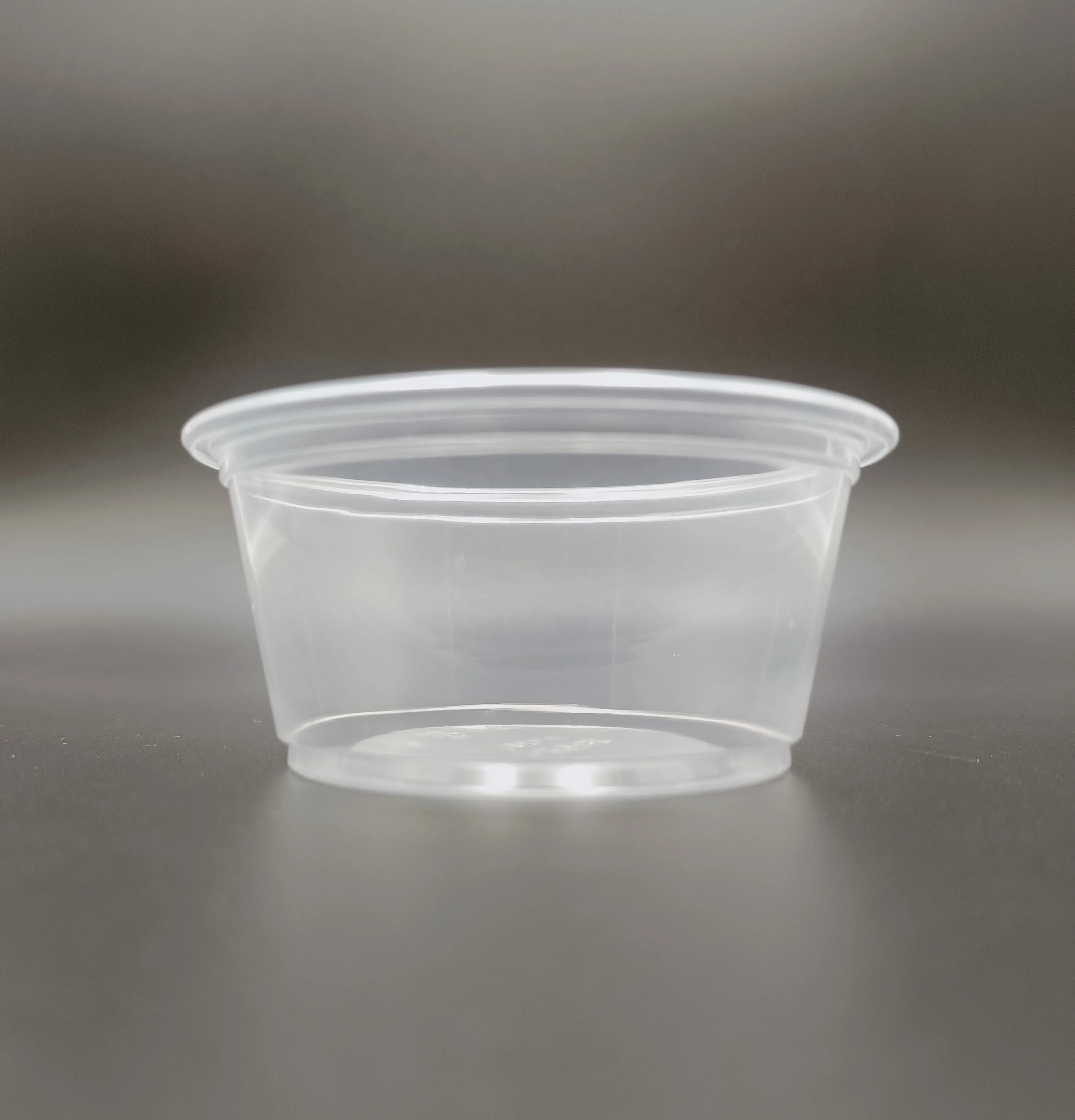 74mm PP cup 95ml 115ml 160ml  Disposable take away sauce cup plastic cups