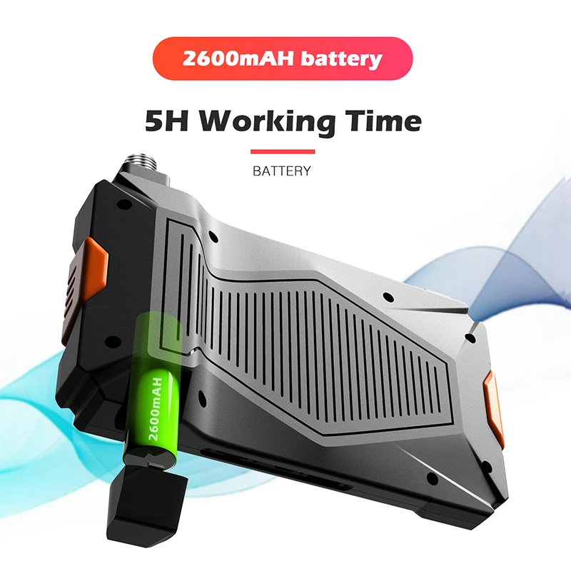 Endoscope Snake Camera with 4.3inch IPS Display 5m Waterproof Gooseneck Borescope Cable 8LEDs with 2600mAh 1080P Waterproof Lens