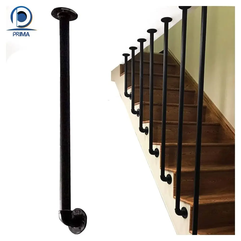 PRIMA Modern Style Solid Wood Staircase Flooring Luxury Interior Solid Wooden Treads Stairs