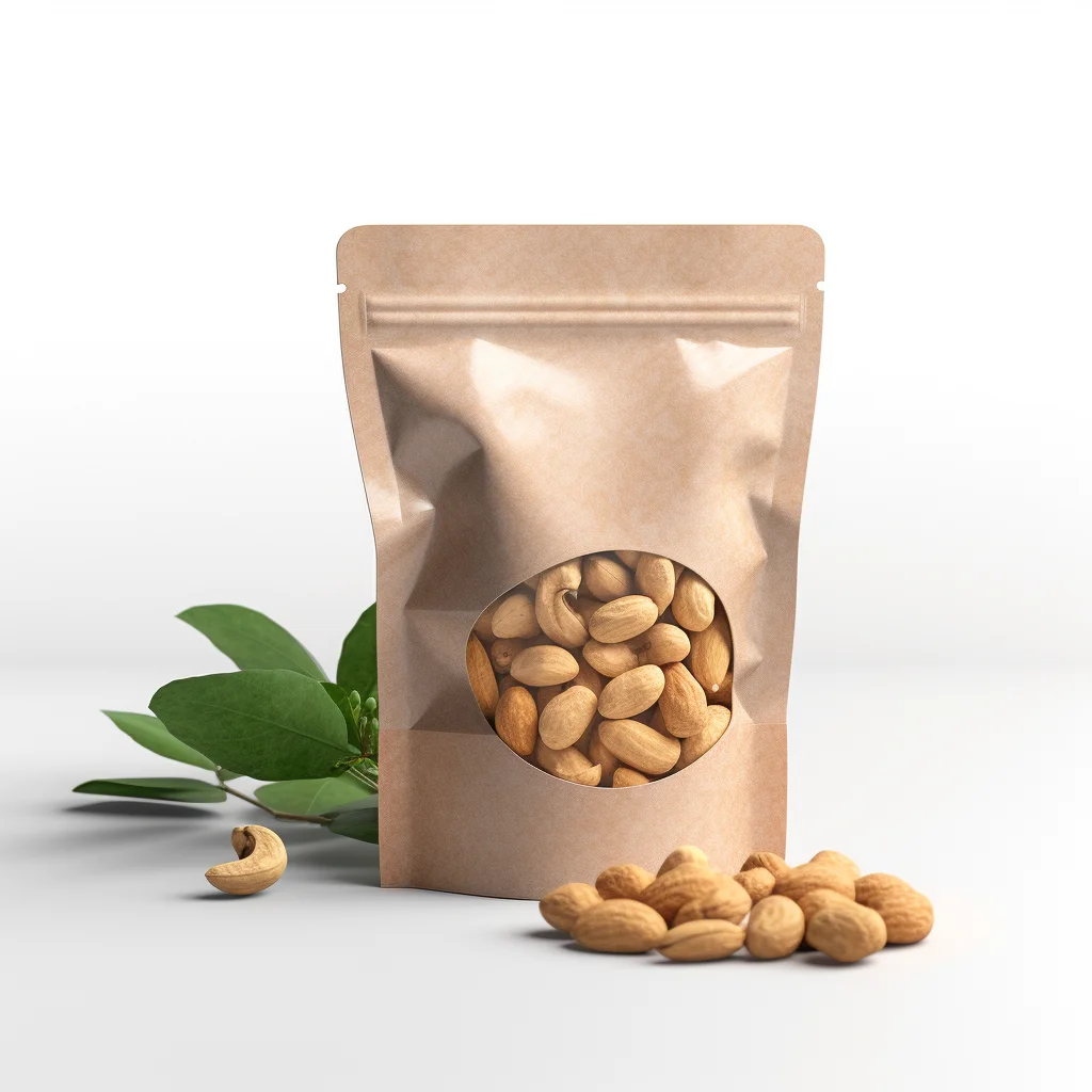 Matte Finish Small Transparent Digital Printing Bag For Coffee Packaging Stand Up Pouch Bottle Open Seal