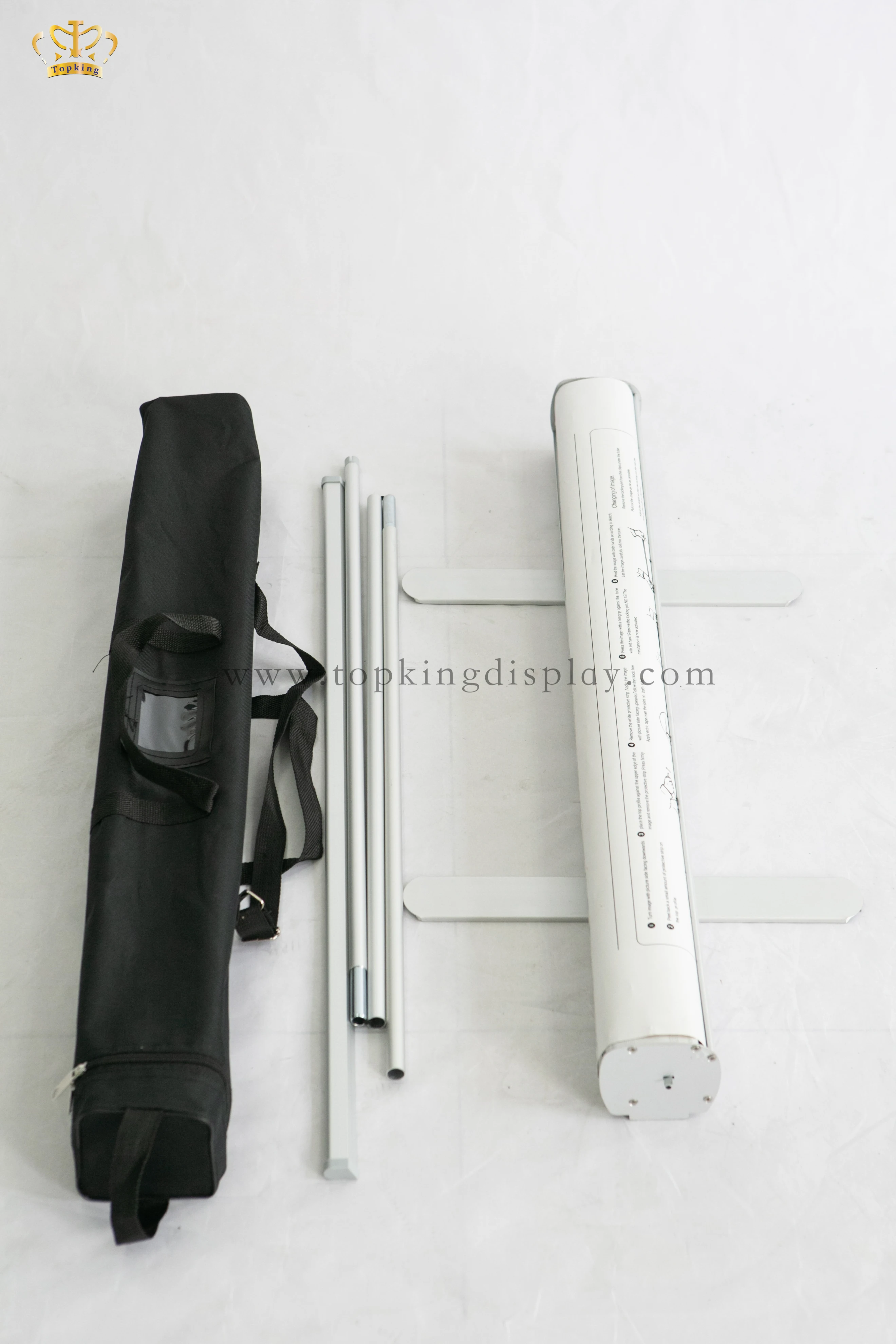 Factory Price  Retractable Roll up model 10 Aluminum roll up banner standHot sale standard 80x200cm Factory price Customized Adv