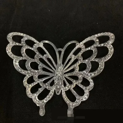 Свадебная композиция, воздушное потолочное украшение, подвеска, кристально прозрачное акриловое украшение в виде бабочки