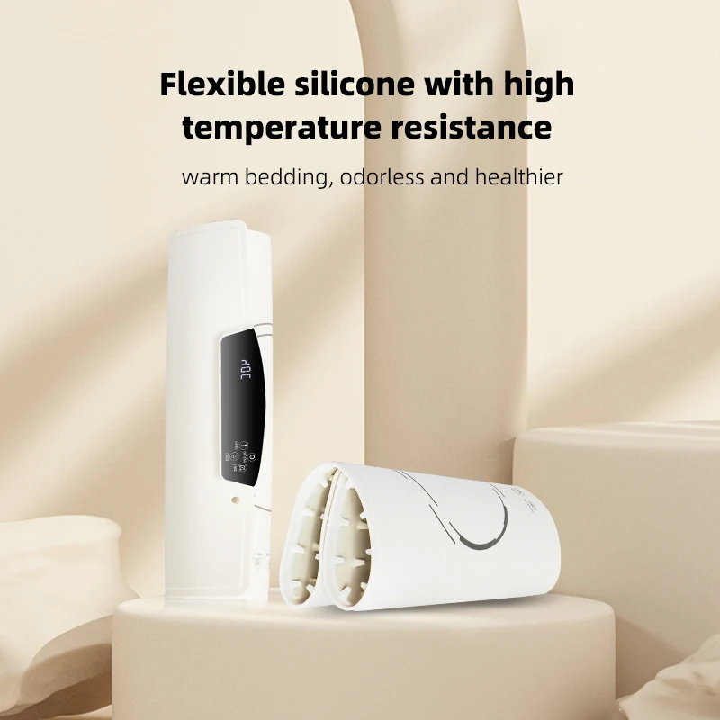 Smart portable household foldable thermostatic heating silicone food heating tray Food Warmer