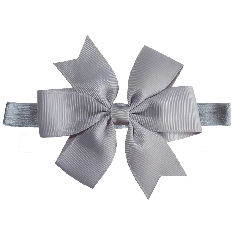3.5' Pinwheel Hair bow with Headbands Soft stretch hairbands Hairbows Hair bands Accessories for baby Kids Girls