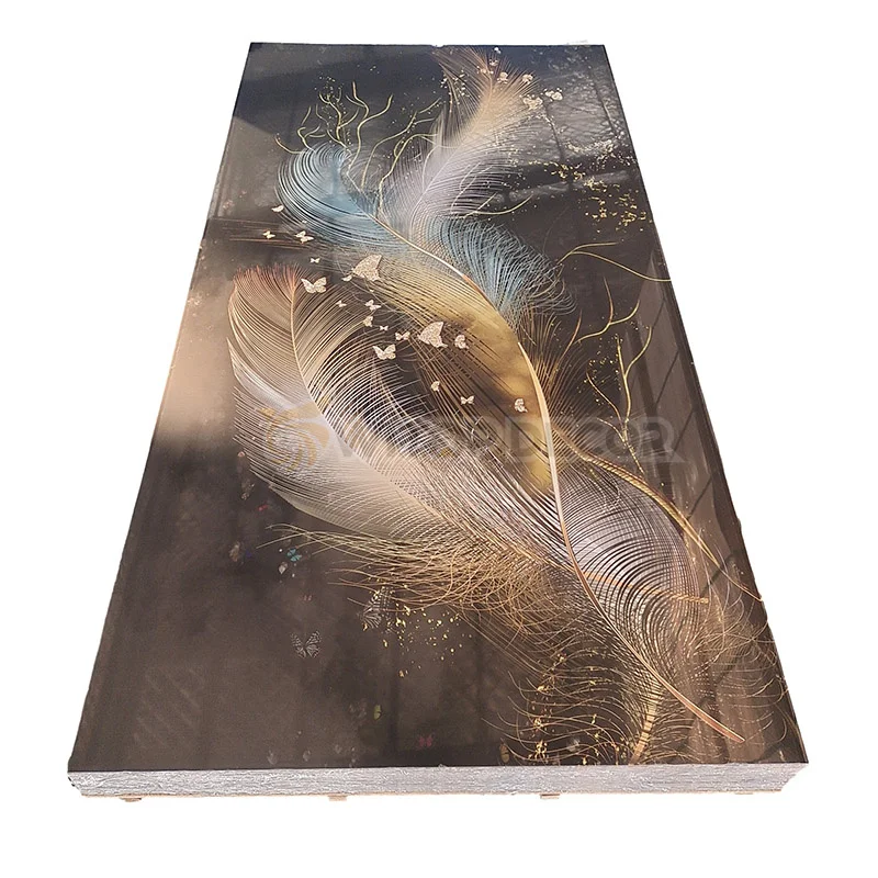 Faux Marble Solid Plastic UV  marble sheet pvc Surface Design