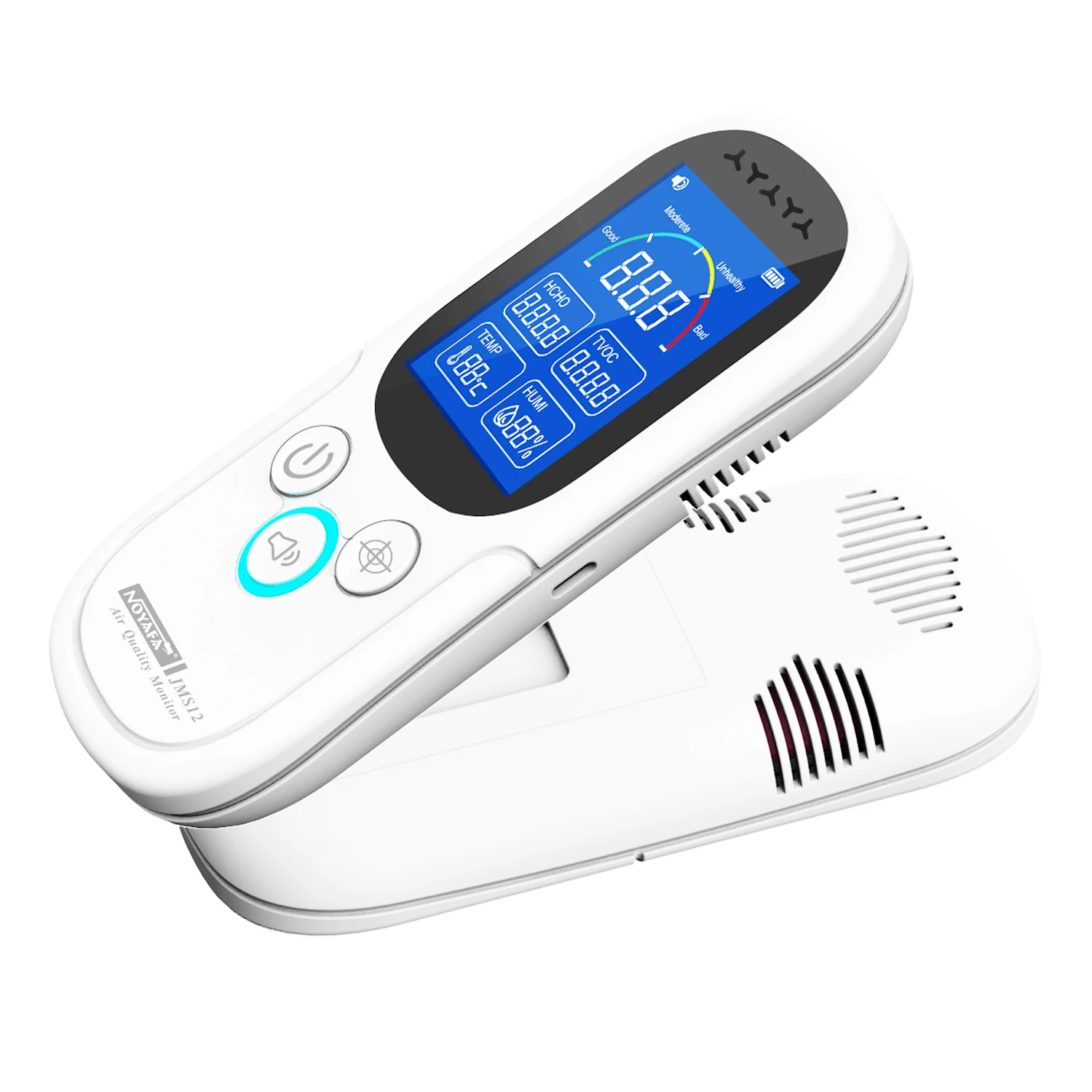 gas senor air quality detector  thermometer led display hygrometer Formaldehyde multi gas detector