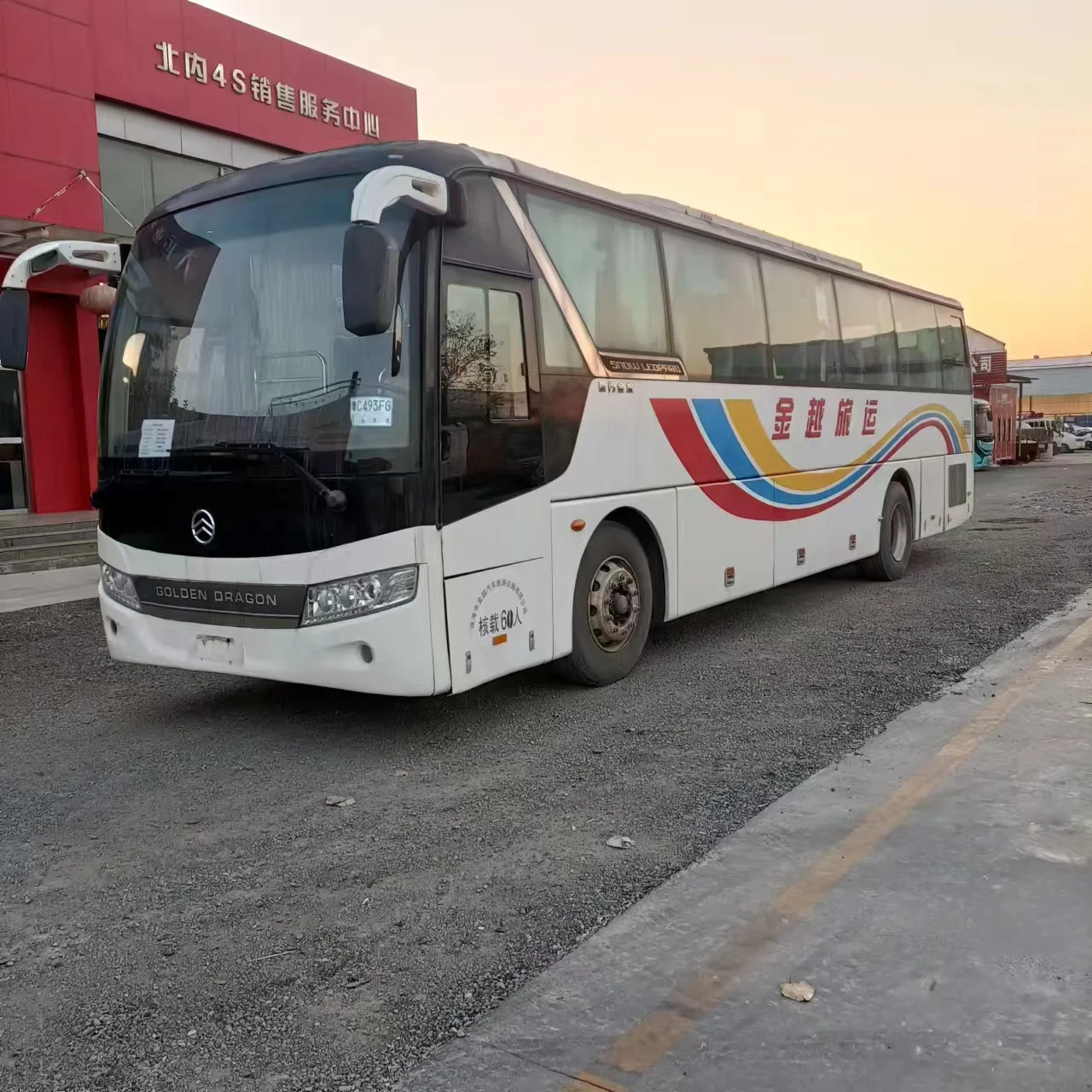 Cheap price used bus 60 seats coach buses used sale in Africa