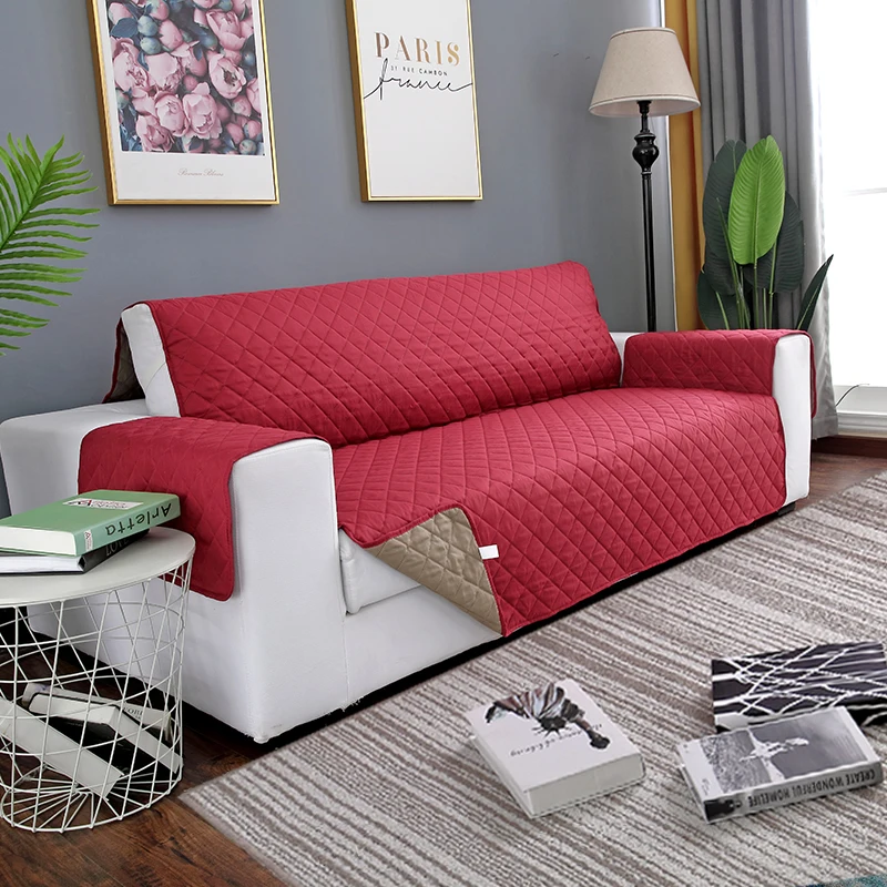 Durable Pet Cover for Sofa Couch Cover Furniture Protector Sofa Slipcover Reversible Sofa Cover for 3 Cushion Couch