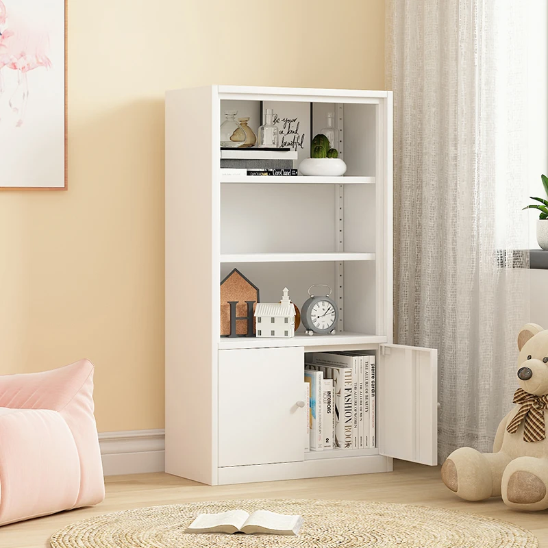 Modern Simple Design High Quality Bookshelf Metal Cabinet for Home or Office Living Room Furniture