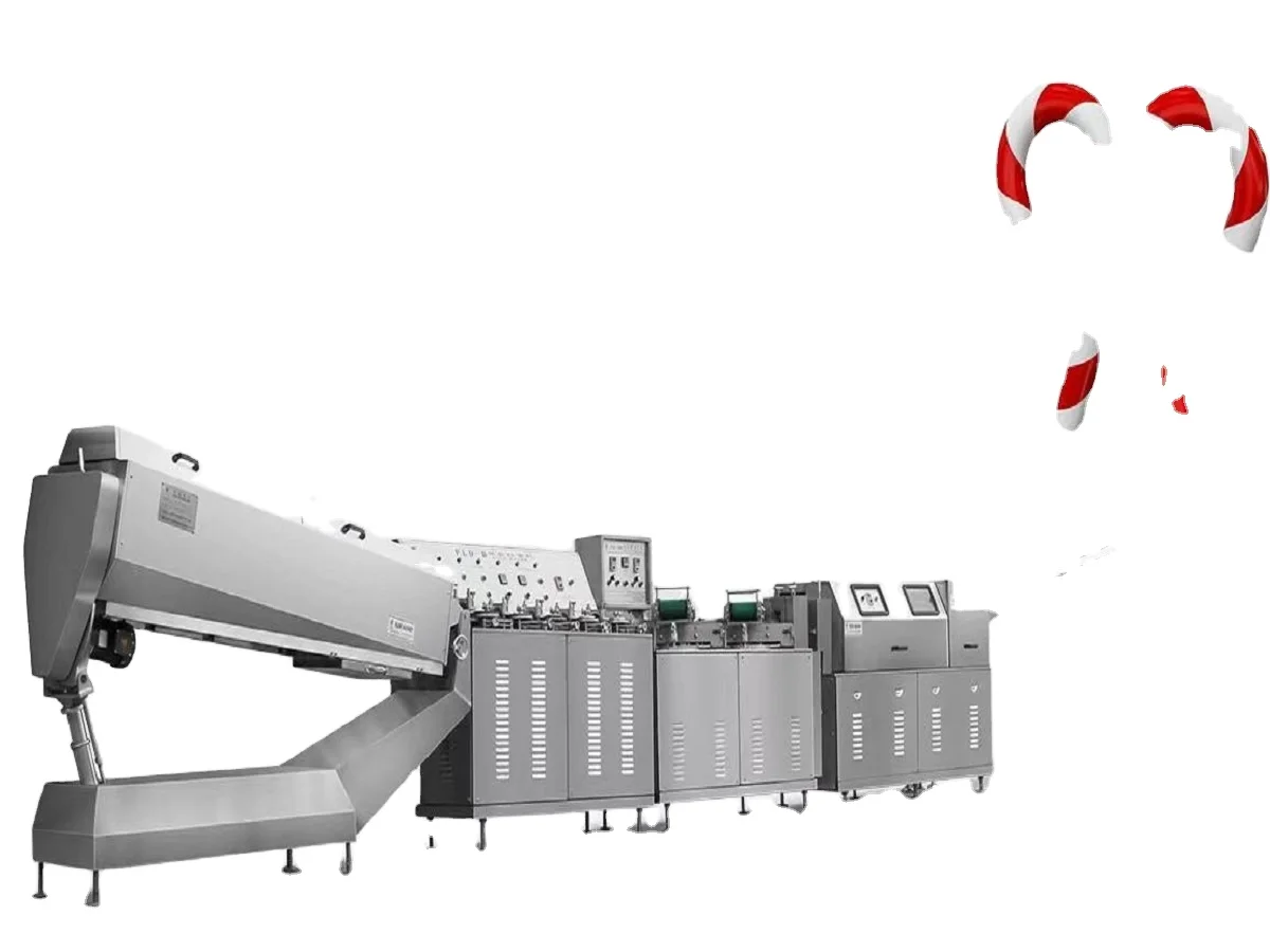 FLD- Full automatic candy cane production line / sweet candy making and packing machines