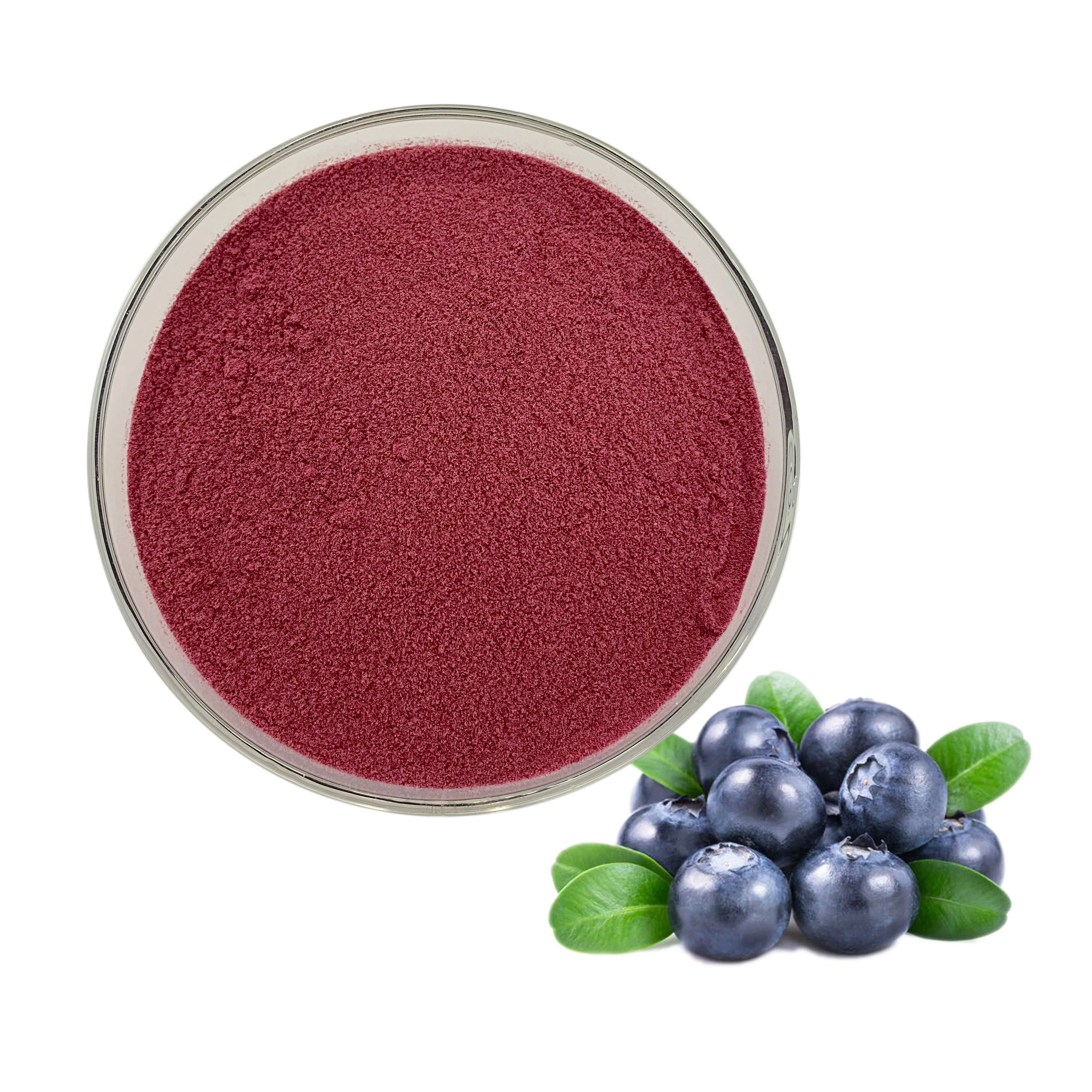 100% natural lyophilized organic blueberry  flavour extract powder blueberry extract anthocyanin