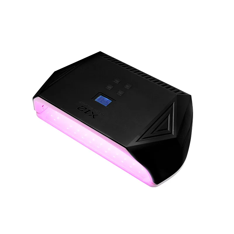 Professional Two Hands Cordless Rechargeable 128W Fast Drying UV LED Nail Lamp For Press on Nails