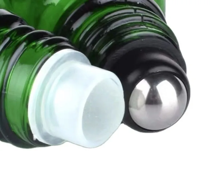 China cosmetic glass manufacturer offer high quality tubular perfume roll on bottle