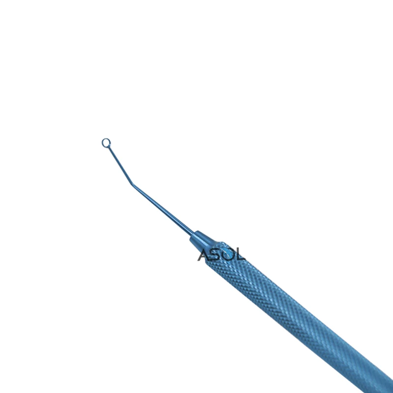 Titanium ophthalmic instruments surgical nightingale capsule polishers polishing curette hooks