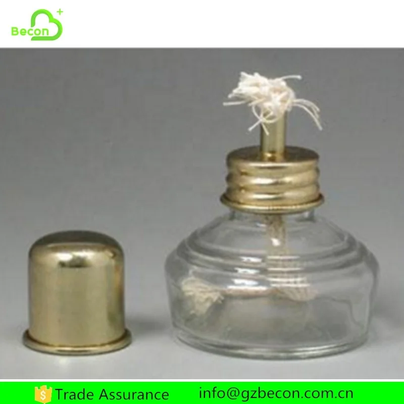 Laboratory Glass Metal Cap Dental Lab Alcohol Burner Lamp 120ml