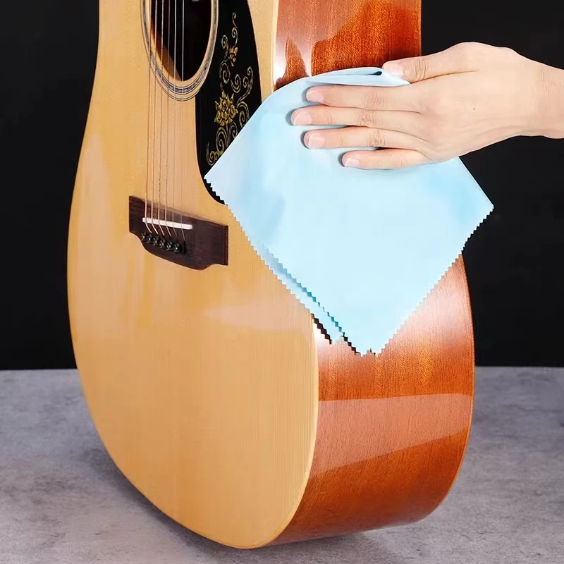 Guitar/piano/violin usage cleaning cloth microfiber cleaning cloth for musical instrument
