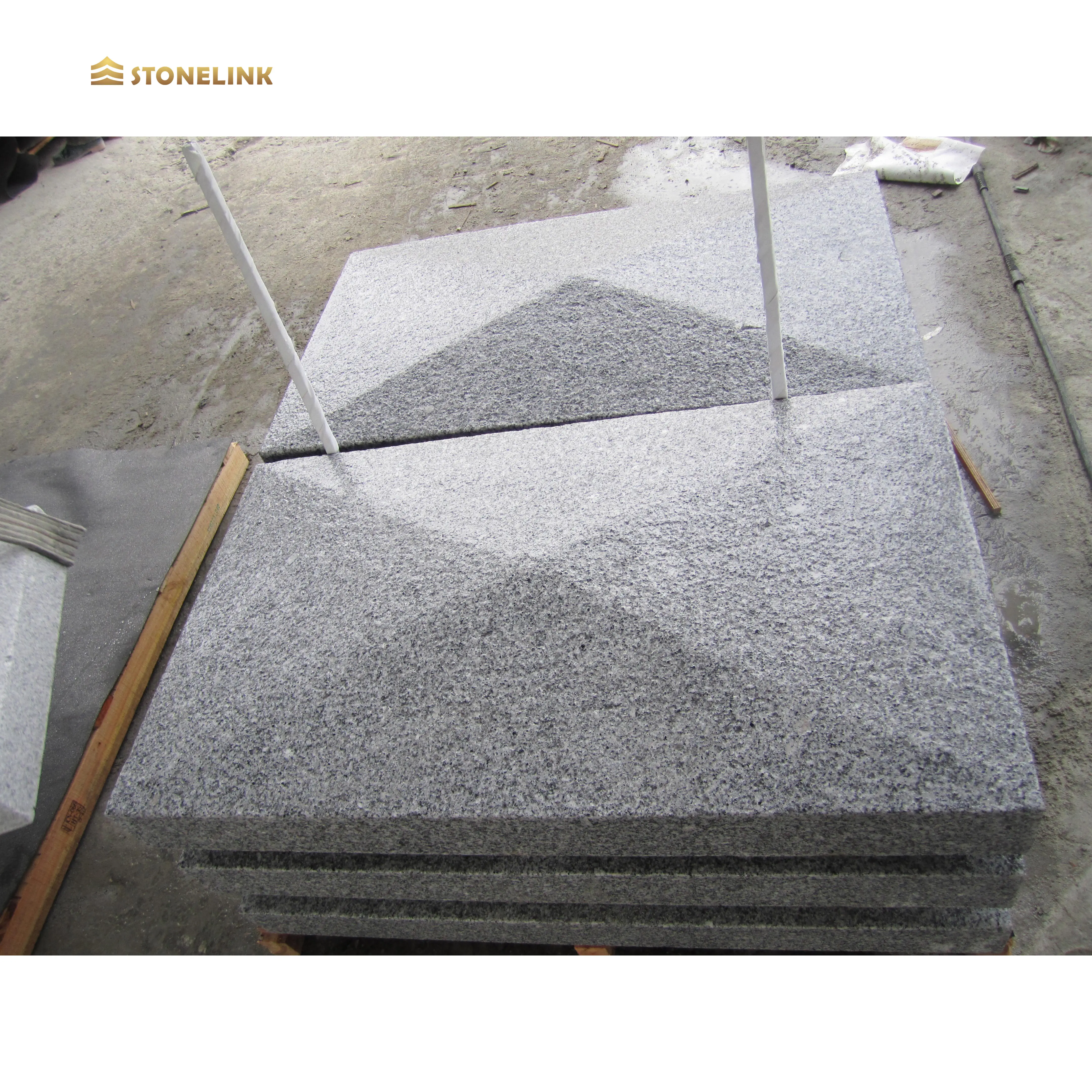 Stonelink Китай экономичный проект натуральный камень светлый серый G603 гранитная лестница плитка мощение гранит