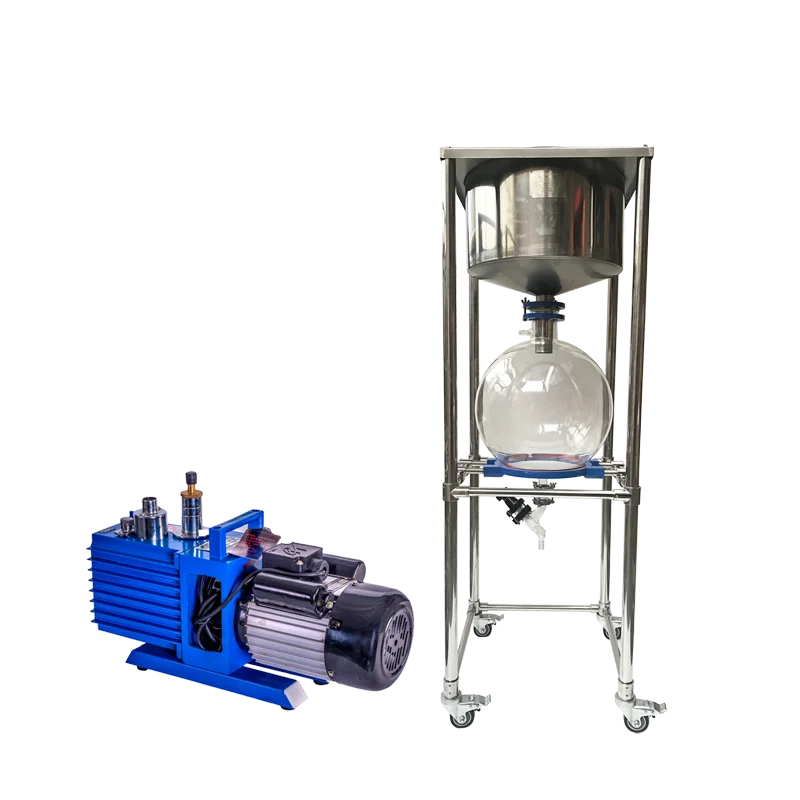 10l 20l 50l 100l glass lab vacuum nutsche filter with vacuum pump