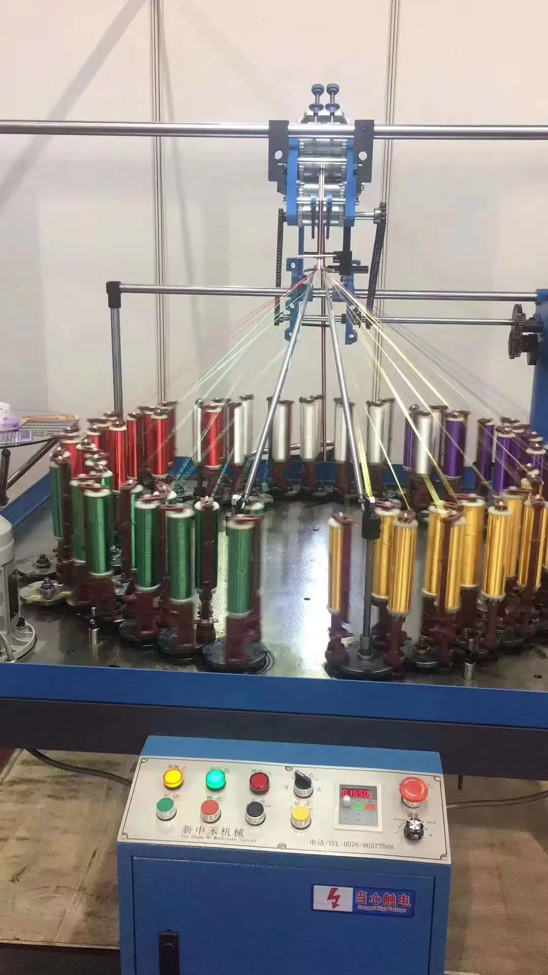 Fashion Professional Structurally Stable Cord Rope Braiding Machine