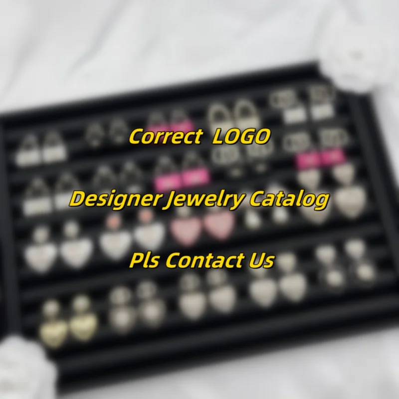 Waterproof CC Letter Colorful Simple Handmade Piercing Teardrop Wedding Famous Designer Luxury Fashion Jewelry Earrings