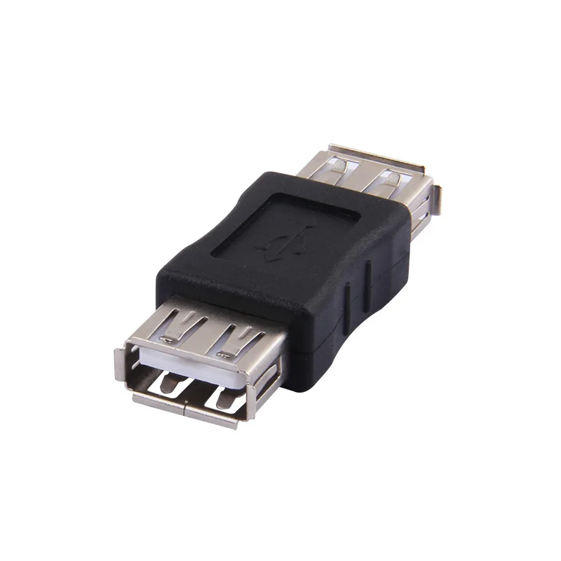 Vnew top selling Nickel Plated USB A female to A female adaptor Connector for LAPTOP