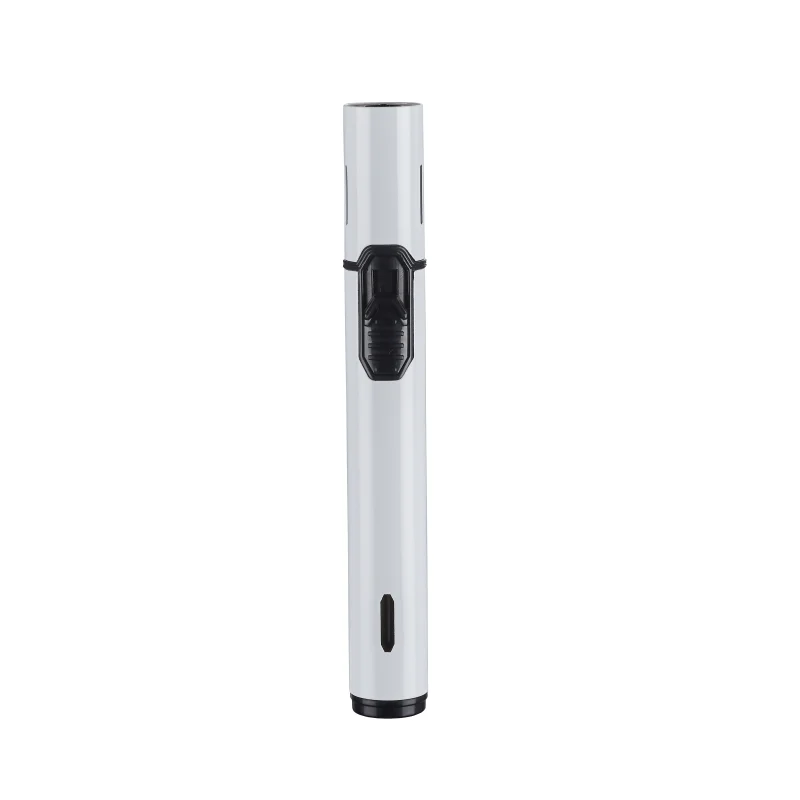 LAIWEI  BS-121 Long windproof direct-flush gun visible gas window cigar aiguille outdoor gas lighter blow torch
