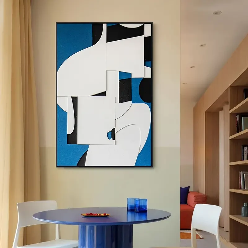 Bulk Custom Large size  48in Brushed Black Floater Aluminum metal Picture frame for canvas prints Painting Frame