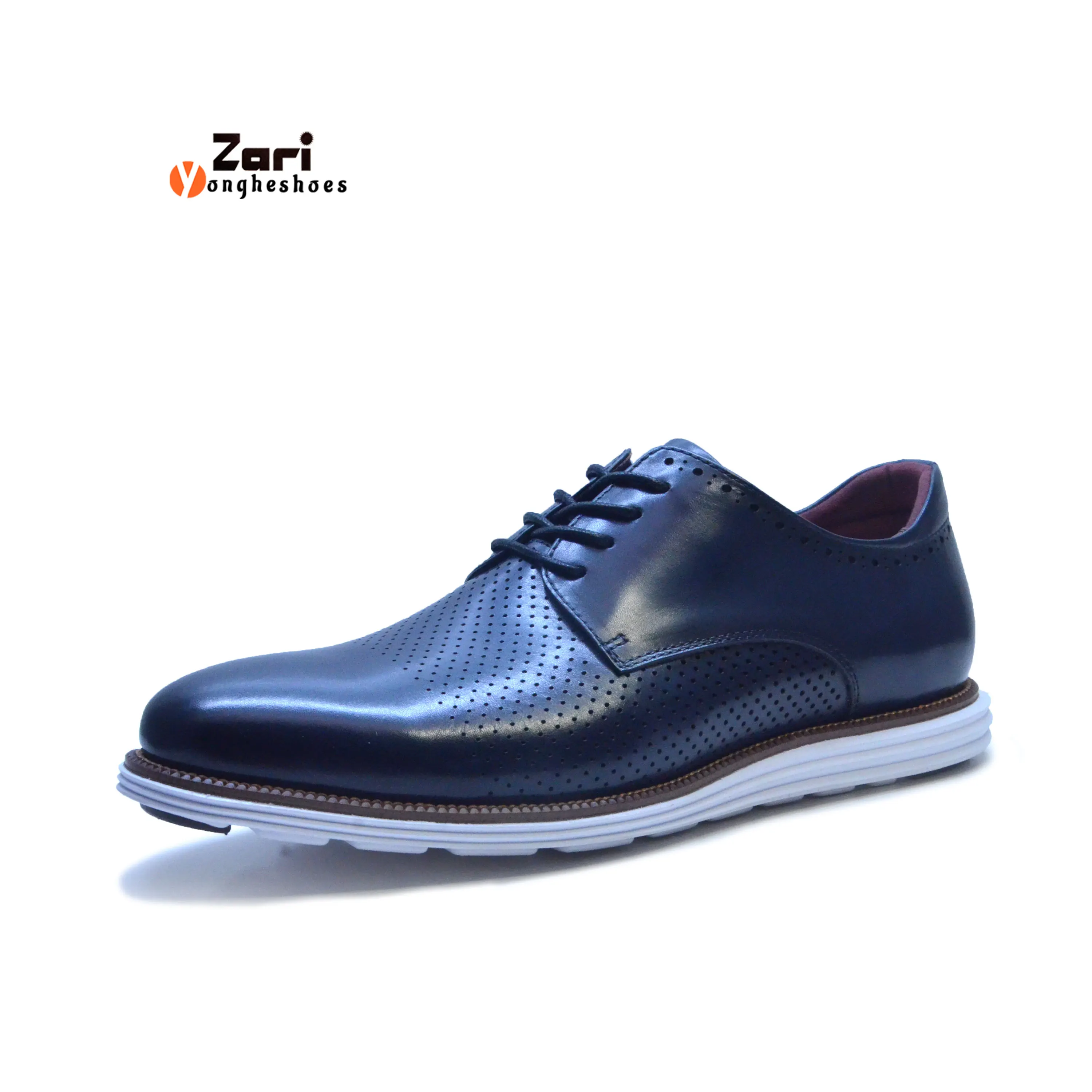 Zari Custom Original Breathable Casual Dress Shoes Genuine Leather For Shoes Men Oxfords