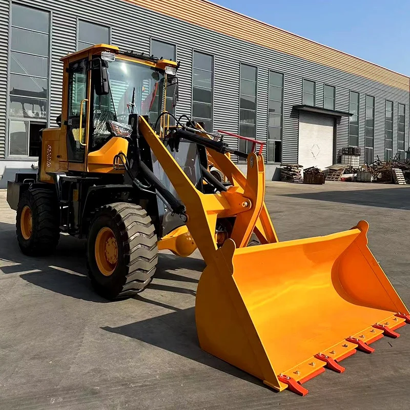 Factory direct sales hydraulic front end loader 4WD multi-function 1.0 ton household garden machinery