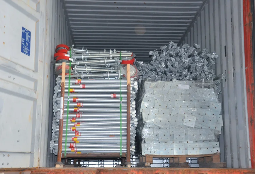 TECON Complete Metal Ring Lock Scaffolding Hot Dip Galvanized All Round Ringlock Scaffold For Sale